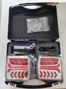 Nouveau kit de feux de remorque sans fil magnétique Bonsen, rechargeable, LED ambre, 7 voies, émetteur 4 voies pour montage universel - Product Image 2