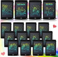 Tablette d'écriture LCD pour enfants 8,5 pouces, tableau à gribouiller effaçable – Jouet éducatif coloré en gros, cadeau d'anniversaire ou de Noël pour