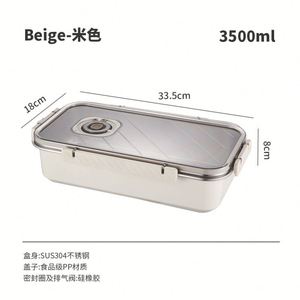 Dropshipping 304 SS Dumpling Boxes. Fridge Fresh - Keepers. Multi - Func sealed Lunch Boxes. Large - Capacity Kitchen Use. - Product Image 6