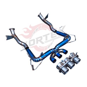 Sistema de Escape Completo Vortex Titanium para Ferrari 458 Italia Spider 2009-2015, Ligero, Ajuste Directo - Product Image 3