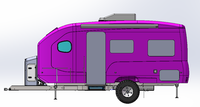 Remorque monobloc légère en carbone australien Hotselling Caravane durable Voyage toutes saisons idéal pour le camping hors réseau