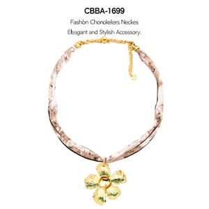 CBBA-1899 สร้อยคอแฟชั่นแบบโชคเกอร์ เครื่องประดับที่หรูหราและมีสไตล์ - Product Image 2