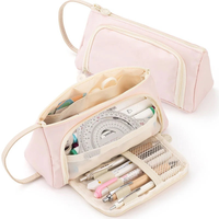Trousse à crayons grande capacité, étui à stylos, sac de papeterie simple, organiseur pour l'école, le collège, le bureau, pour adolescents, filles, adultes, étudiants