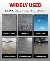 Meuleuse à béton et terrazzo de 630 mm pour la préparation, le nivellement et le polissage des surfaces