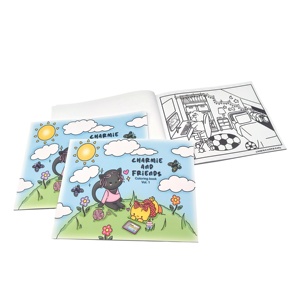 Libro <span class=keywords><strong>da</strong></span> colorare Offset unico personalizzato pagine di linea tratteggiata perforate per cucire rilegatura per bambini <span class=keywords><strong>adulti</strong></span> con copertina morbida stampa di alta qualità - Product Image 3