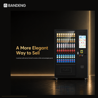 BANDENG 6610Pro 22T Elevador de Bebidas y Snacks con Mecanismo de Elevación Desmontable para Combinar Mercancía Mixta en 54 SKU