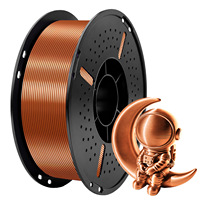 Filament PLA Arc-en-ciel Brun Effet Soie Brillant 1,75 mm – Rondeur Constante, Réduit le Blocage de la Buse – Filament FDM