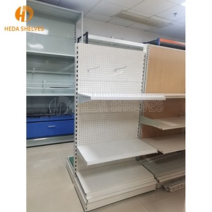 Mỹ Phong Cách Cong Kim Loại Siêu Thị Kệ Nhiệm Vụ Nặng Nề Hiển Thị Kệ Gondola Kệ Cho Cửa Hàng Bán Lẻ - Product Image 4