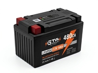Baterai Lithium Motor Universal Fit 12V 12Ah 960CA, Satu Sentuhan untuk Menghidupkan Setelah Tertidur