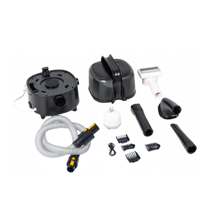 Kit d'aspirateur de toilettage automatique pour animaux de compagnie Tondeuse électrique Ventilateur à jet facile à utiliser Portable ABS pour <span class=keywords><strong>chat</strong></span> chien Fourrure combinant la poussière - Product Image 2