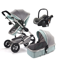 Norme européenne Landau pour bébé Fabricant de poussettes pour bébé Grossiste 2 Luxe Poussette Carrinho De