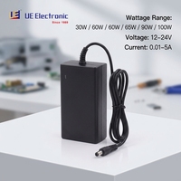 Alimentation électrique AC/DC de haute qualité 60W 65W 12V 15V 16V 24V 4A de qualité médicale 0.5A 2A 2.5A 5A avec prise C6 C8 C14 C18