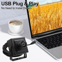 Cámara USB para Raspberry Pi, 1080P, 120 fps, Gran Angular, Sin Distorsión, 100 Grados, Cámara Web USB 4K, 30 fps, Alta Velocidad para Seguridad Sencilla
