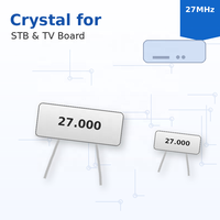 Unidad de Cristal de Cuarzo HC-49S DIP de 27MHz para Placas Base de TV y STB
