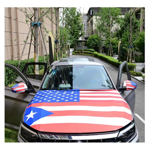 Bandiera per Cofano Auto o Specchietto Retrovisore Personalizzata con Logo di Tutti i <span class=keywords><strong>Paesi</strong></span> del <span class=keywords><strong>Mondo</strong></span> per Campagne Elettorali di Alta Qualità a Basso Costo - Product Image 2