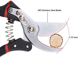 Hydroponic Blade Cutter Stainless Steel Garden Scissor Pruner <strong>Small</strong> Trimming <strong>Pruning</strong> <strong>Shears</strong> Bypass Gardening Tools Garden Work - Product Image 6