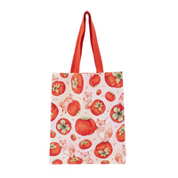 Sac fourre-tout réutilisable en toile de velours durable avec logo personnalisé imprimé, motif de dessin animé, longue bandoulière, respectueux de l'environnement, pour femmes - Utilisation multi-scènes