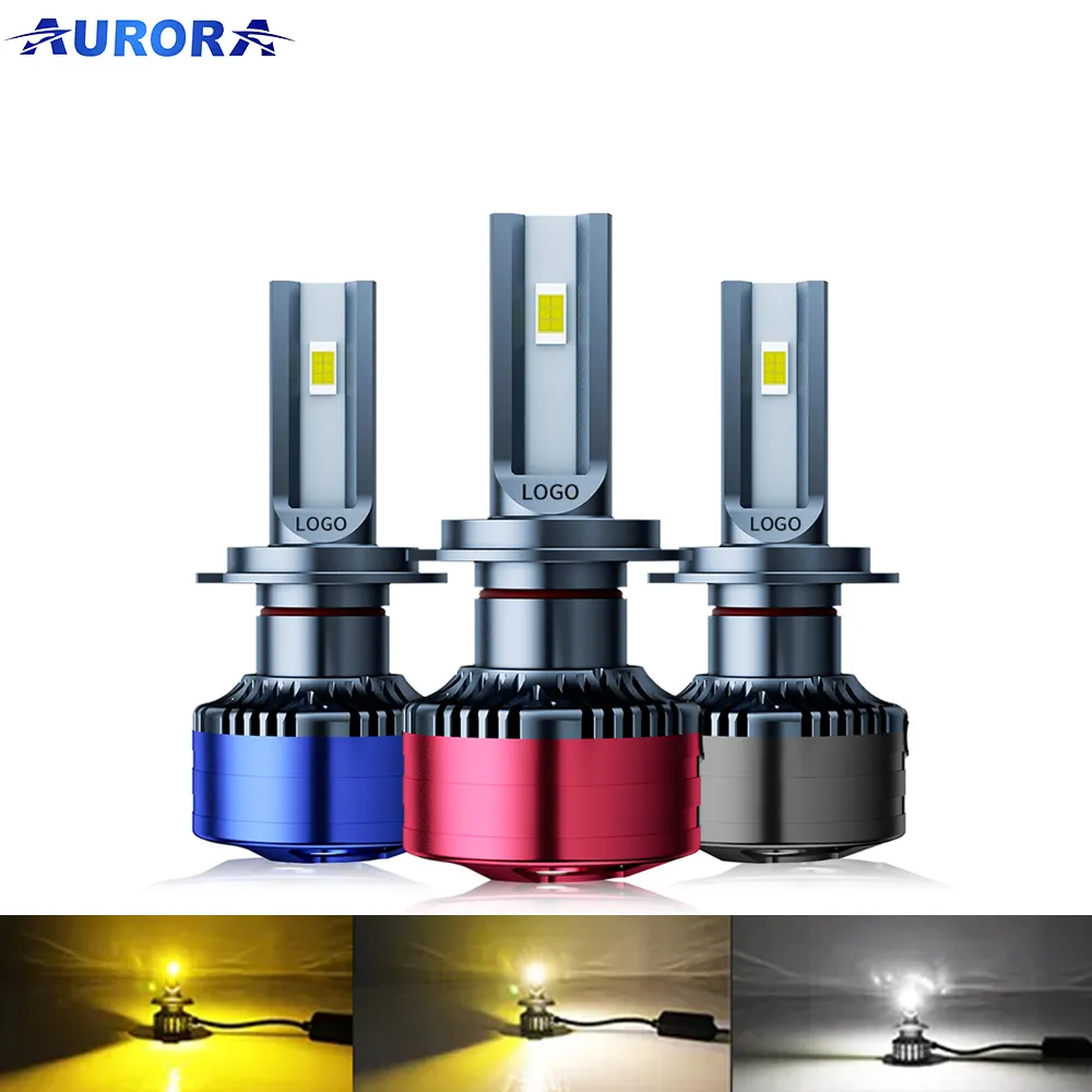 AURORA Patented super bright led headlight bulb 110W H7 high power led headlight bulbs H11 9005 9006 car Led Headlight Bulbs