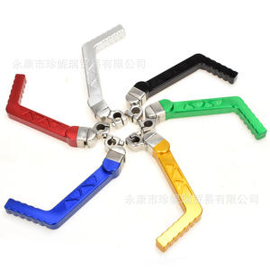 Levier de démarrage de moto Zhen Nirui en alliage d'aluminium multicolore pour la mise à niveau et la rénovation des motos tout-terrain, placement inférieur KS002 - Product Image 1