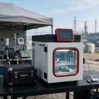 Chambre d'essai portable DEARTO DTLH-MOB pour la calibration sur site des transmetteurs d'humidité et de température