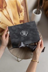 Invitations de <span class=keywords><strong>mariage</strong></span> vert olive élégant velours Invitation en boîte Suite sur mesure verdure acrylique boîte d'invitation de <span class=keywords><strong>mariage</strong></span> ensemble - Product Image 5