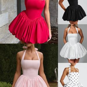 Vestido Mini Sexy de Encaje con Espalda Descubierta y Cordones, Estilo Francés, al Mejor Precio de Fábrica, Vestido de Verano para Mujer - Product Image 2