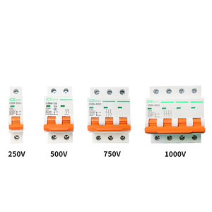 3C สำหรับเบรกเกอร์วงจรไฟฟ้าโซลาร์เซลล์ 2P 10A 50A/20A/32A/63A DC500V/1000V โซลาร์มินิ 6kA ความสามารถในการตัดวงจร ติดตั้งบนราง Din - Product Image 1