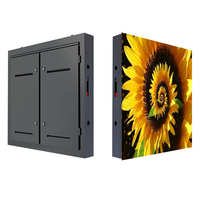 Module d'affichage LED extérieur P4 à économie d'énergie, panneau d'écran LED fixe, mur vidéo, écran publicitaire 1920Hz, luminosité 6000cd/m