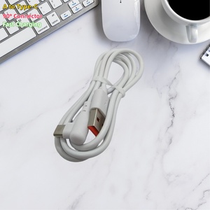 Cable USB <span class=keywords><strong>A</strong></span> <span class=keywords><strong>a</strong></span> Tipo <span class=keywords><strong>C</strong></span> en Forma de <span class=keywords><strong>L</strong></span>, Blanco, 3A, 2m, Carga Rápida - Product Image 1