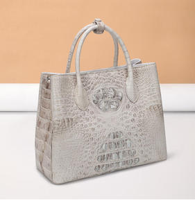 Роскошная женская 100% натуральная крокодиловая кожа Сумочка и Сумка-тоут с индивидуальным логотипом - Product Image 4