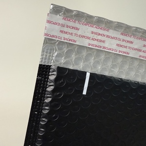 Busta nera impermeabile per imballaggio e Bubble Mailer con Logo personalizzato busta imbottita - Product Image 5