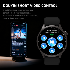 Montre connectée HKSF HW18 PRO, écran 1,46 pouce, étanche IP67, batterie 300 mAh, lampe torche, fréquence cardiaque, compatible iOS et Android - Product Image 5