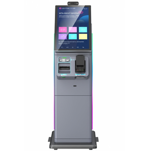 Grgintech tự phục vụ thanh toán tự kiểm tra kiosk màn hình cảm ứng IC/RF máy quét thẻ chấp nhận hóa đơn 1/2D Máy Quét Mã Vạch Windows 10 - Product Image 1