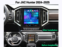 Autoradio GPS stéréo 10,4 pouces pour tableau de bord de voiture pour JAC Hunter 2024-2025, écran GPS, navigation verticale, CarPlay, Android Auto, multimédia