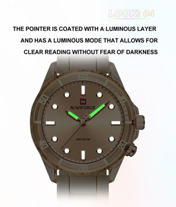 <span class=keywords><strong>Orologio</strong></span> <span class=keywords><strong>da</strong></span> Polso NAVIFORCE per Ragazze, Moda Business, Orologi al Quarzo per Donne, Leggero in Silicone, Elegante, Impermeabile, con Luce Notturna, Modello 7115 - Product Image 3