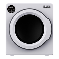 Sèche-linge domestique 8 kg, tambour en acier inoxydable, sèche-linge à tambour, panneau de commande électrique, sèche-linge à ventilation