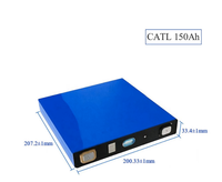 Catl 3.2v 150ah Lifepo4 Cell Factory Brand New Grade une batterie au lithium pour système de stockage solaire