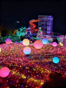 LED Boule Ronde Lumière Extérieure Jardin <span class=keywords><strong>Piscine</strong></span> Décoration de Noël Électrique Alimenté Paysage Télécommande, 8CM20CM15cm,30cm - Product Image 4