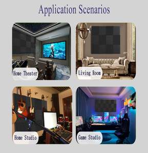 Stile popolare Multi colore suono smorzamento acustico schiuma di assorbimento del <span class=keywords><strong>rumore</strong></span> <span class=keywords><strong>pannelli</strong></span> di isolamento acustico schiuma di poliuretano all'ingrosso - Product Image 3