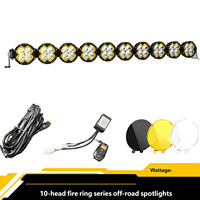 Sternenhimmel LED Offroad Dachleuchte 40000LM IP67 Flut- und Spot-Kombi-Lichtleiste für Wrangler Bronco Tank300 4x4 SUV Pickup
