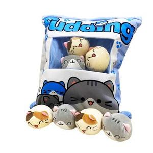 Internet-Famous grand ours en peluche mignon coussin et oreiller de collation Super doux jouets en peluche lapin cochon poupées cadeaux d'anniversaire en gros - Product Image 5