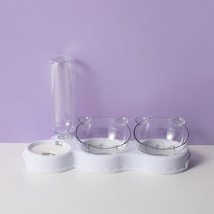 Bouteille d'eau portable pour chien en plastique moderne de haute qualité, à deux compartiments, avec logo personnalisable, légère, antidérapante et facile à nettoyer - Product Image 6