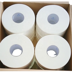 Rollos de Papel Higiénico Jumbo de Caña de Azúcar, Paquete de 6, Disponible en Núcleo de 76 mm, Papel Higiénico Personalizable - Product Image 1