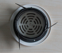 Grille ronde pour ventilation de voiture, diffuseur d'air en pvc, système de ventilation portable, ventilation de véhicule