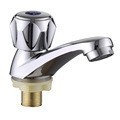 Grifo de lavabo monomando con válvula cerámica, de latón, para montaje en encimera, de un solo orificio, para lavabo, balcón, lavandería - Product Image 5