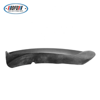 Véritable carbone sec haut ajustement sans écart pare-chocs avant séparateur lèvre avant volets pour BMW E90 335i LCI M Tech 09-12
