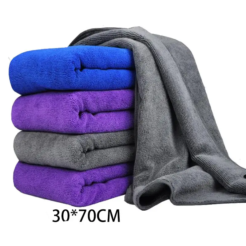 2020 Home and Promotion USE Microfiber Plain Dyed Bath Towel