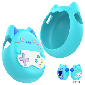 Coque de protection en silicone liquide en gros pour <span class=keywords><strong>Tamagotchi</strong></span> Paradise, motif chat, pour jeune fille et enfant - Product Image 4