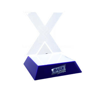 Mingxin Barware X-Shaped LED Iluminado Glorifier Estante de exhibición de presentador de una botella de cerveza - Product Image 5