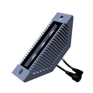 Projecteur linéaire LED triangulaire 3500K blanc chaud, angle de faisceau 90°, étanche IP65, canal en aluminium, alimentation AC/DC, CRI80 moderne, 50000 - Product Image 1